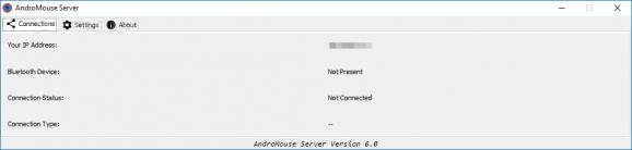 AndroMouse Server screenshot