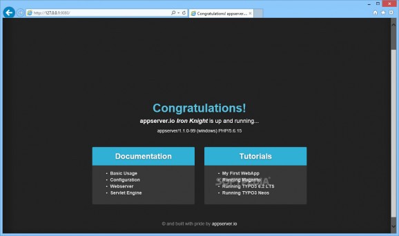 appserver.io Community Edition screenshot