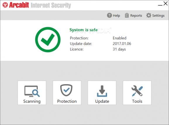 ArcaVir Internet Security screenshot