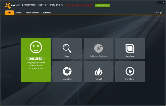 Avast Endpoint Protection Plus screenshot