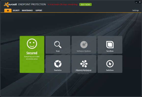 Avast Endpoint Protection screenshot