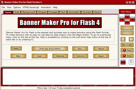 Banner Maker Pro for Flash screenshot