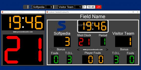 Basketball Scoreboard Pro screenshot