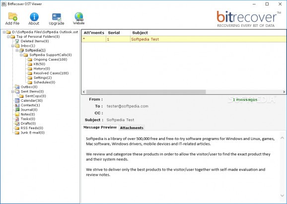 BitRecover OST Viewer screenshot