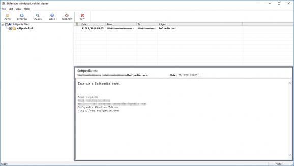 Bitrecover Windows Live Mail Viewer screenshot