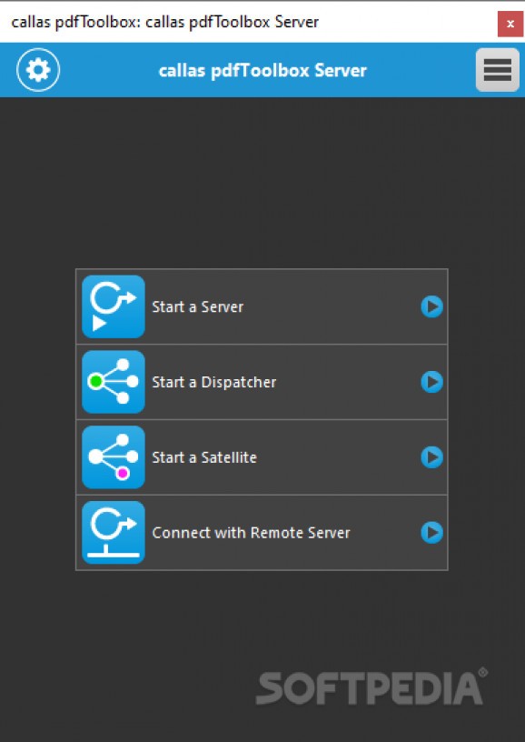 callas pdfToolbox Server screenshot