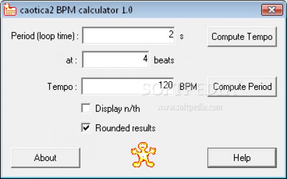 caotica2 BPM Calculator screenshot