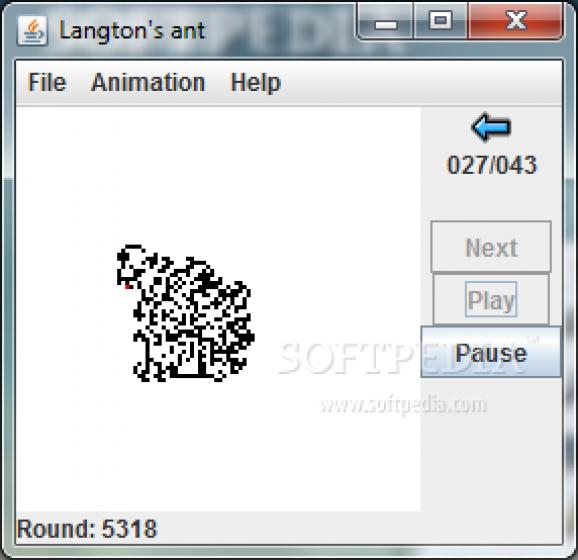 Langton's ant screenshot