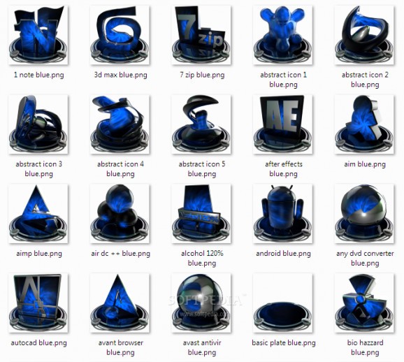 chrome and blue icons screenshot