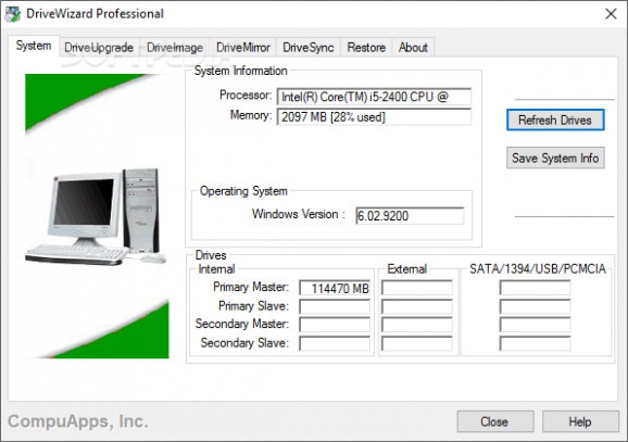 DriveWizard Professional screenshot
