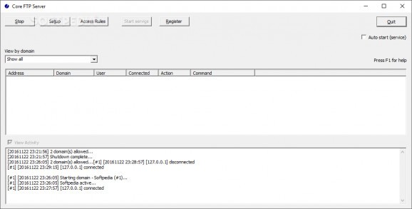 Core FTP Server screenshot