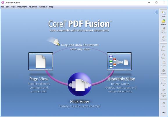 Corel PDF Fusion screenshot