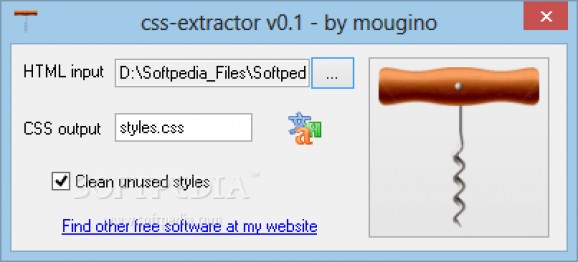css-extractor screenshot