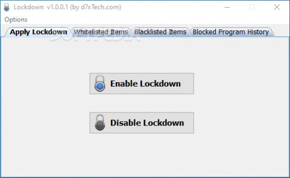 Lockdown screenshot