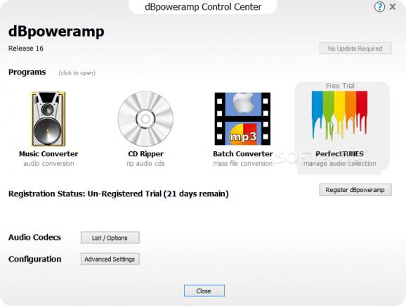 dBpowerAMP Music Converter screenshot