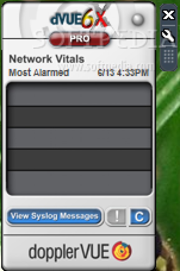 dVUE6x Pro: Syslog Alarm Monitor screenshot