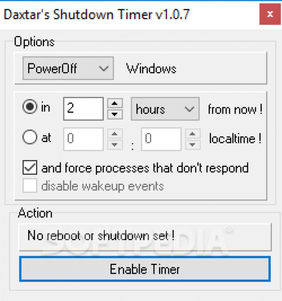 Daxtar's Shutdown Timer screenshot