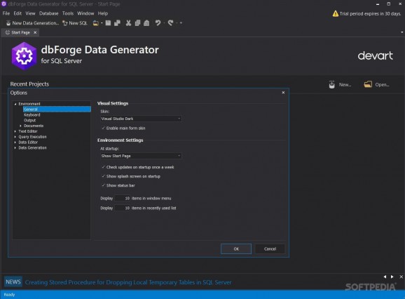 dbForge Data Generator for SQL Server screenshot