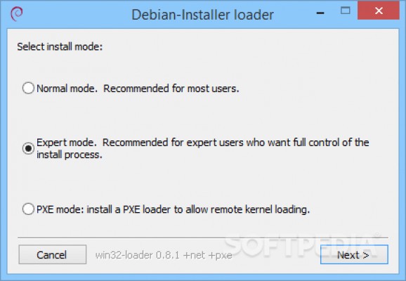 Debian-Installer Loader screenshot
