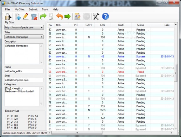 digiXMAS Directory Submitter screenshot