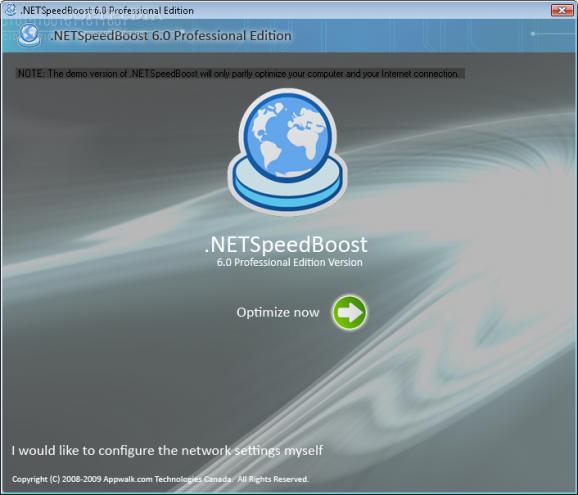 .NETSpeedBoost Professional Edition screenshot