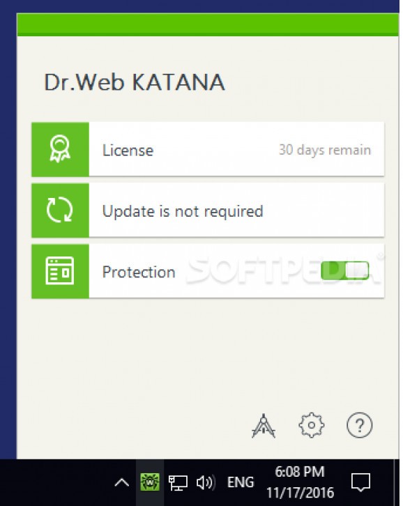 Dr.Web Katana screenshot