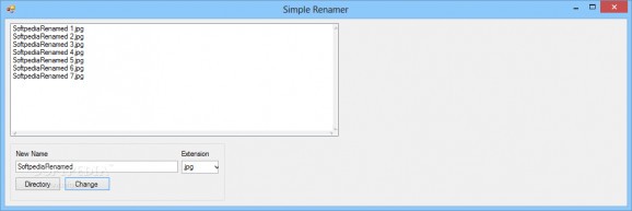 Simple Renamer screenshot