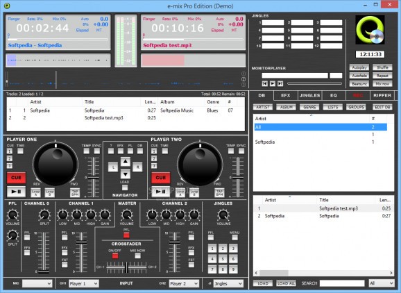 e-mix Pro Edition screenshot
