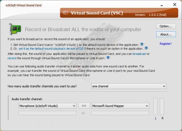 Virtual Sound Card (VSC) screenshot