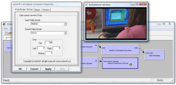 e2eSoft VideoTrans Filter SDK screenshot