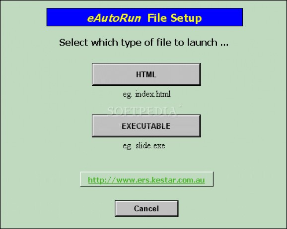 eAutoRun screenshot