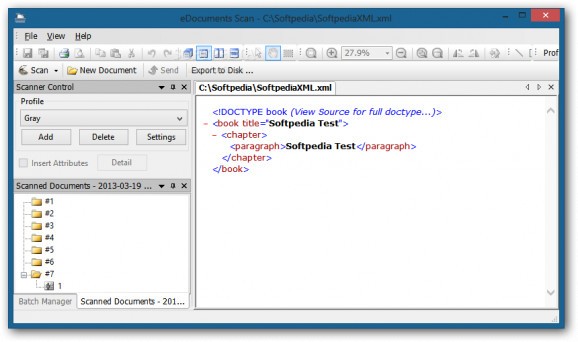 eDocuments Scan screenshot