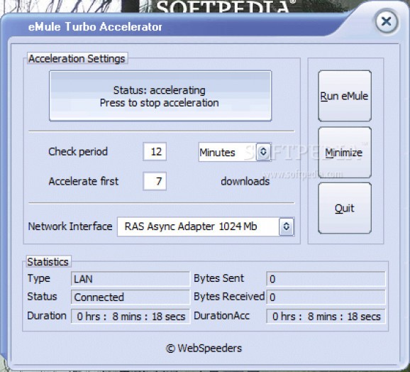 eMule Turbo Accelerator screenshot