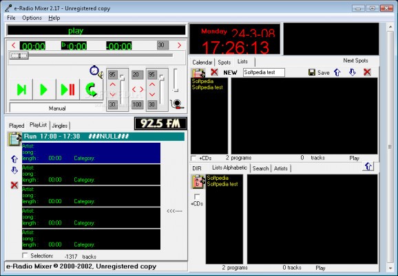 e-Radio Mixer screenshot