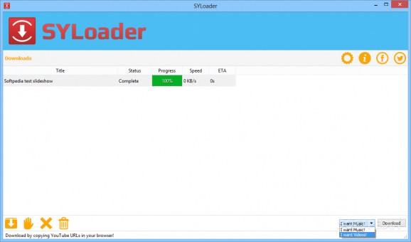 SYLoader (formerly eTube Downloader) screenshot