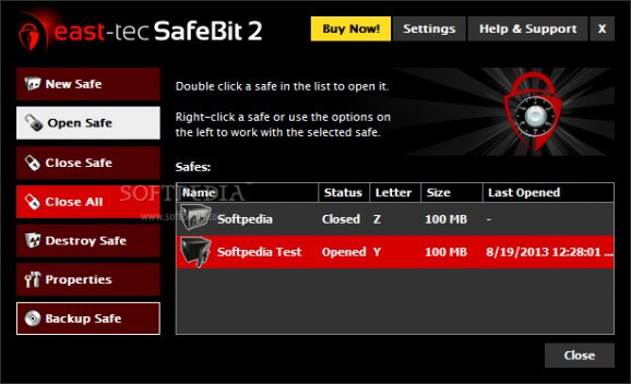 east-tec SafeBit screenshot