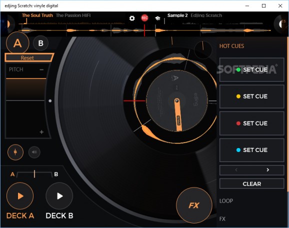 Mixfader dj - digital vinyl screenshot
