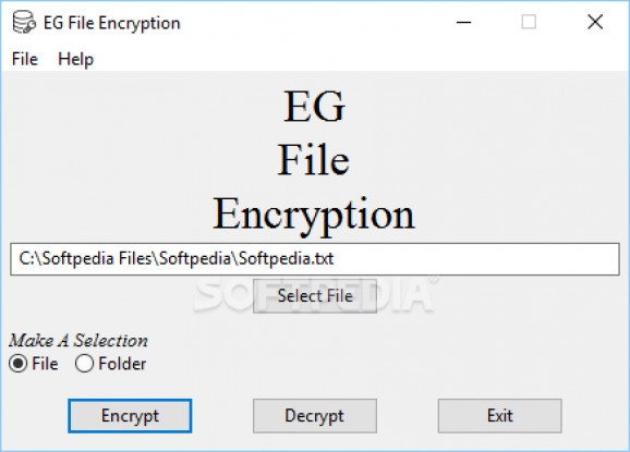 EG File Encryption screenshot