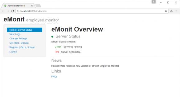 eMonit Employee Monitor screenshot