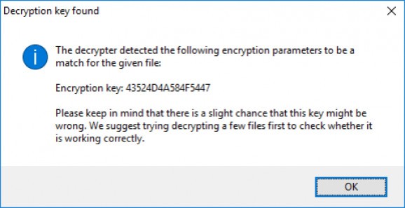 Emsisoft Decrypter for Marlboro Ransomware screenshot