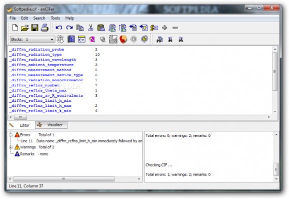 enCIFer screenshot