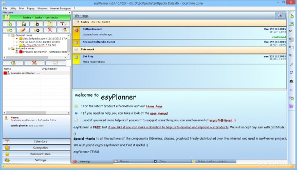 esyPlanner screenshot
