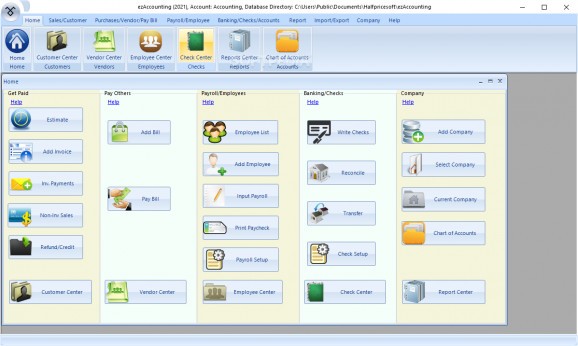 ezAccounting Software screenshot