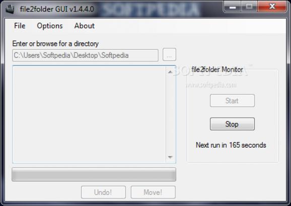 file2folder GUI screenshot