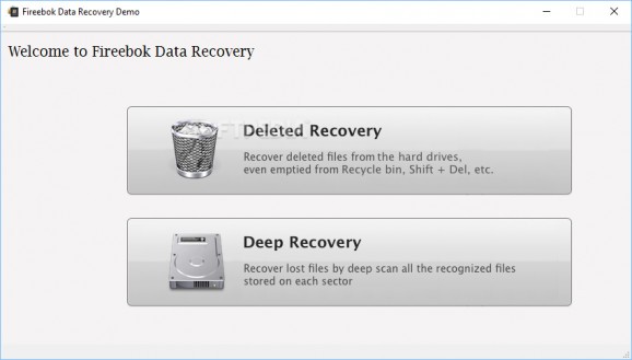 Fireebok Data Recovery screenshot