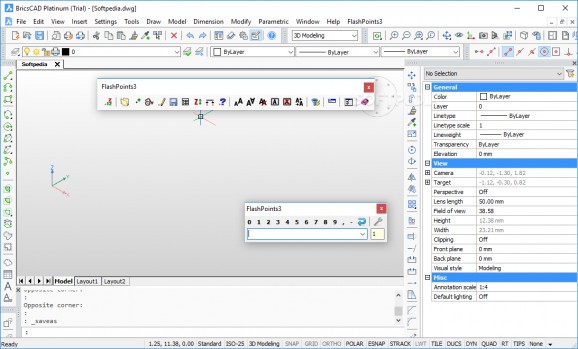 FlashPoints for AutoCAD and BricsCAD screenshot