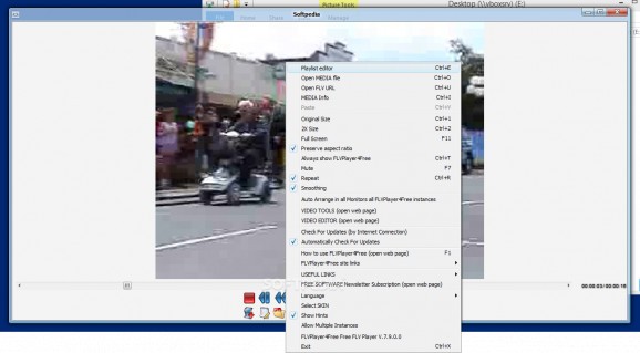 FLVPlayer4Free Free FLV Player screenshot