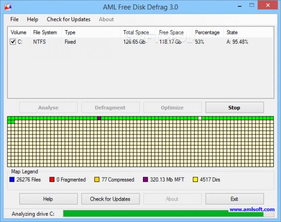 Free Disk Defrag screenshot