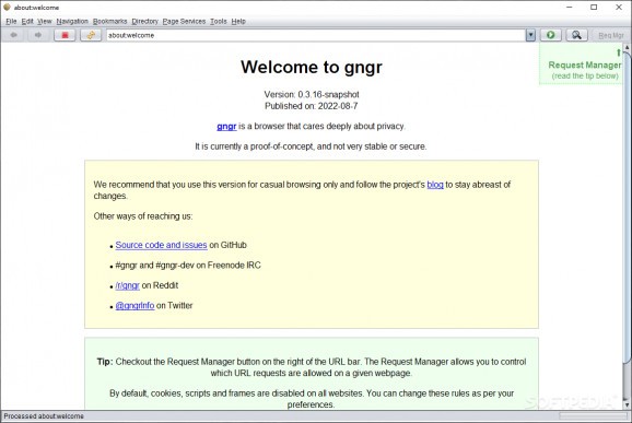 gngr screenshot