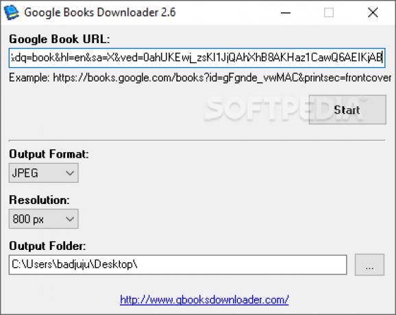 Google Books Downloader screenshot